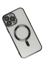Uray store Apple iPhone 14 Pro Kılıf Kross Magneticsafe Kapak - Siyah - Görsel 3