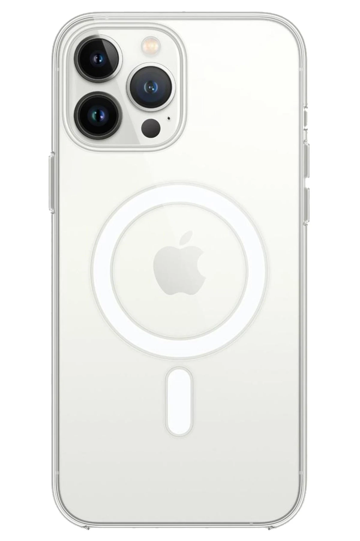 newface-iphone-14-pro-kilif-magneticsafe-seffaf-silikon-seffaf-default Uray store Apple iPhone 14 Pro Kılıf Magneticsafe Şeffaf Silikon - Şeffaf - Görsel 1