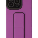 Uray store Apple iPhone 14 Pro Kılıf Mega Standlı Silikon - Mor