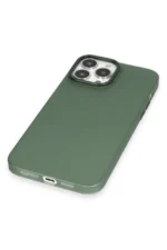 Uray store Apple iPhone 14 Pro Kılıf Modos Metal Kapak - Koyu Yeşil - Görsel 5