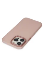 Uray store Apple iPhone 14 Pro Kılıf Modos Metal Kapak - Pembe - Görsel 4
