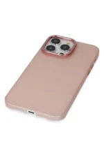 Uray store Apple iPhone 14 Pro Kılıf Modos Metal Kapak - Pembe - Görsel 5
