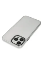 Uray store Apple iPhone 14 Pro Kılıf Modos Metal Kapak - Şeffaf - Görsel 5