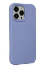 Uray store Apple iPhone 14 Pro Kılıf Nano içi Kadife Silikon - Lila - Görsel 2