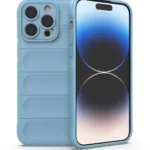 Uray store Apple iPhone 14 Pro Kılıf Optimum Silikon - Sky Blue