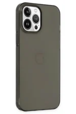 Uray store Apple iPhone 14 Pro Kılıf Pc Sert Şeffaf Kapak - Siyah - Görsel 2