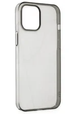 Uray store Apple iPhone 14 Pro Kılıf Pc Sert Şeffaf Kapak - Siyah - Görsel 4
