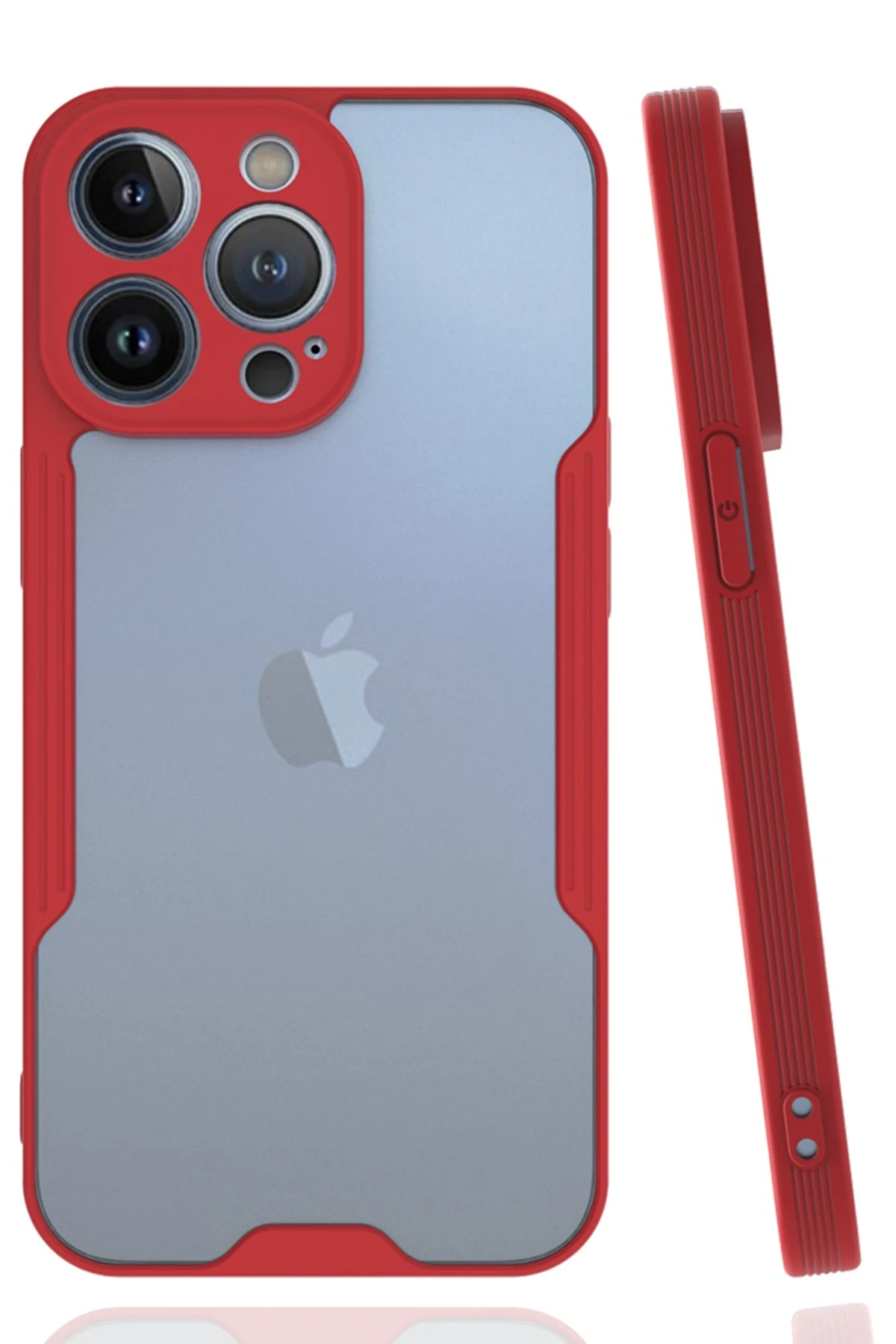 newface-iphone-14-pro-kilif-platin-silikon-kirmizi-default Uray store Apple iPhone 14 Pro Kılıf Platin Silikon - Kırmızı - Görsel 1