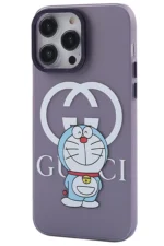 Uray store Apple iPhone 14 Pro Kılıf Prada Desenli Kapak - Prada Mor - 3 - Görsel 2