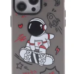 Uray store Apple iPhone 14 Pro Kılıf Prada Desenli Kapak - Prada Siyah - 1