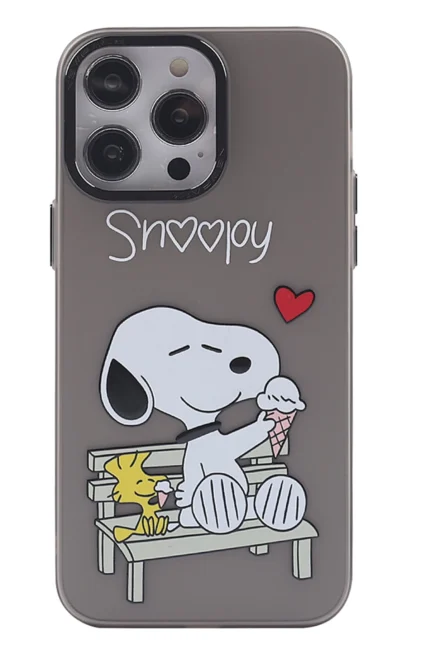 Uray store Apple iPhone 14 Pro Kılıf Prada Desenli Kapak - Prada Siyah - 2