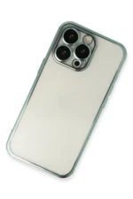 Uray store Apple iPhone 14 Pro Kılıf Razer Lensli Silikon - Yeşil - Görsel 2