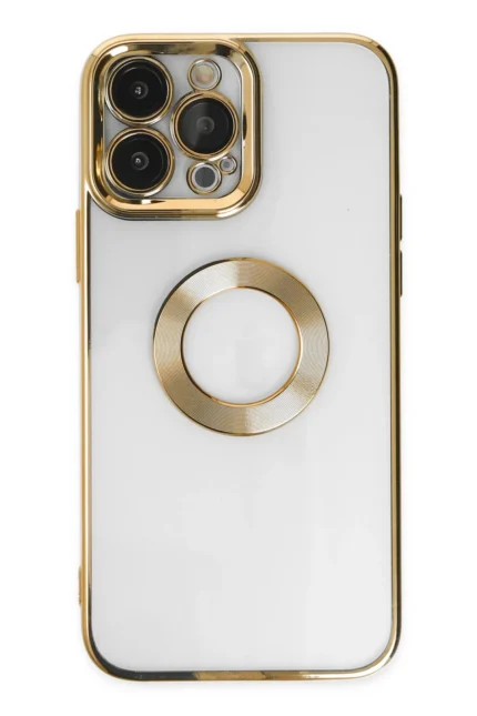 Uray store Apple iPhone 14 Pro Kılıf Slot Silikon - Gold