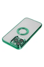 Uray store Apple iPhone 14 Pro Kılıf Slot Silikon - Köknar Yeşili - Görsel 5