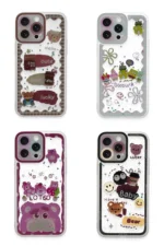Uray store Apple iPhone 14 Pro Kılıf Sweet Desenli Silikon Kapak - Açık Mavi - Görsel 2