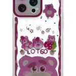 Uray store Apple iPhone 14 Pro Kılıf Sweet Desenli Silikon Kapak - Pembe