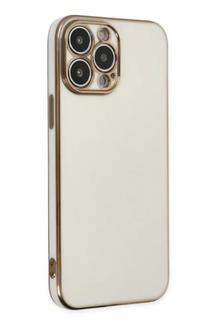 Uray store Apple iPhone 14 Pro Kılıf Volet Silikon - Beyaz