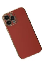 Uray store Apple iPhone 14 Pro Kılıf Volet Silikon - Kırmızı - Görsel 3