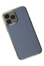 Uray store Apple iPhone 14 Pro Kılıf Volet Silikon - Mavi - Görsel 3