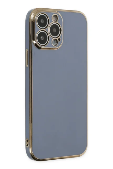 Uray store Apple iPhone 14 Pro Kılıf Volet Silikon - Mavi