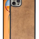 Uray store Apple iPhone 14 Pro Max Kılıf Aras Deri Kapak - Taba