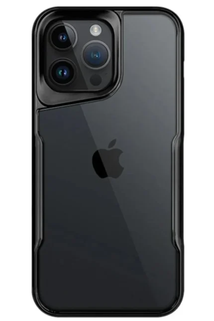 Uray store Apple iPhone 14 Pro Max Kılıf Boyi Silikon Kapak - Siyah