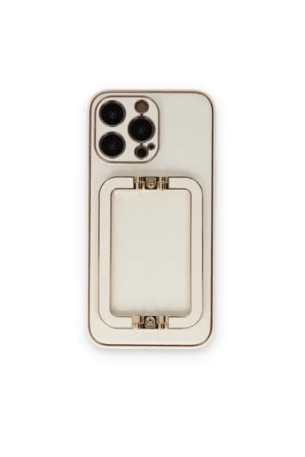 Uray store Apple iPhone 14 Pro Max Kılıf Coco Elit Kapak - Beyaz