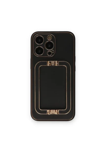 Uray store Apple iPhone 14 Pro Max Kılıf Coco Elit Kapak - Siyah