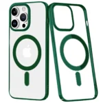 Uray store Apple iPhone 14 Pro Max Kılıf Element Magneticsafe Sert Kapak - Köknar Yeşili