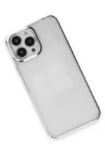 Uray store Apple iPhone 14 Pro Max Kılıf Element Silikon - Gümüş - Görsel 3