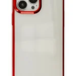 Uray store Apple iPhone 14 Pro Max Kılıf Element Silikon - Kırmızı