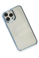 Uray store Apple iPhone 14 Pro Max Kılıf Element Silikon - Sky Blue - Görsel 3