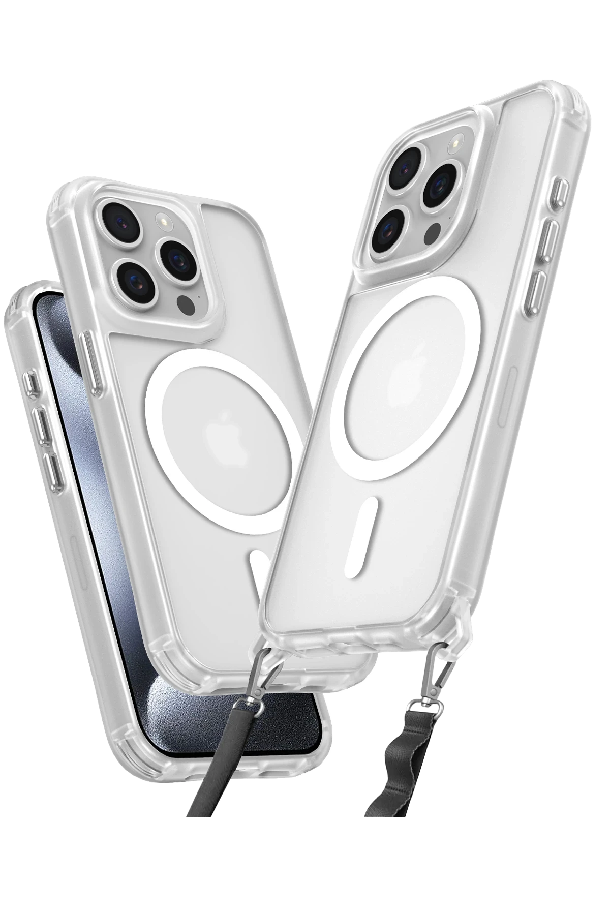 newface-iphone-14-pro-max-kilif-enka-magsafe-silikon-kilif-seffaf-default Uray store Apple iPhone 14 Pro Max Kılıf Enka Magsafe Silikon Kılıf - Şeffaf - Görsel 1