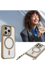 Uray store Apple iPhone 14 Pro Max Kılıf Enka Magsafe Silikon Kılıf - Siyah - Görsel 4