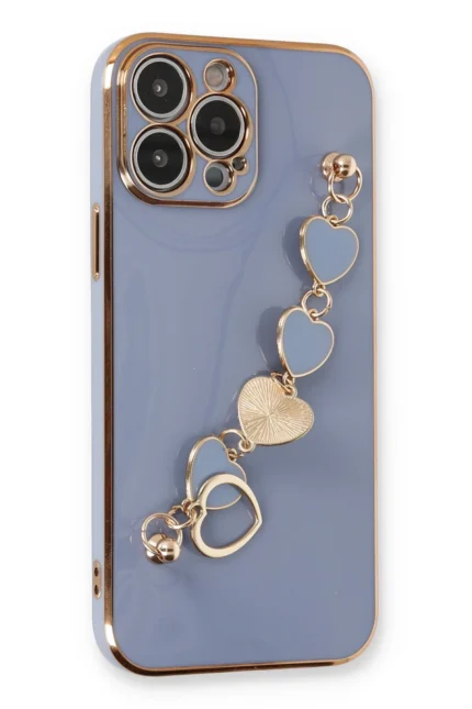 Uray store Apple iPhone 14 Pro Max Kılıf Esila Silikon - Gri