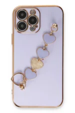 Uray store Apple iPhone 14 Pro Max Kılıf Esila Silikon - Lila - Görsel 2