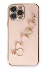 Uray store Apple iPhone 14 Pro Max Kılıf Esila Silikon - Pudra - Görsel 2