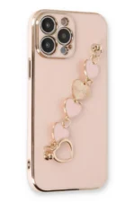 Uray store Apple iPhone 14 Pro Max Kılıf Esila Silikon - Pudra
