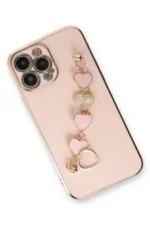 Uray store Apple iPhone 14 Pro Max Kılıf Esila Silikon - Pudra - Görsel 3