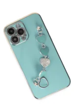 Uray store Apple iPhone 14 Pro Max Kılıf Esila Silikon - Su Yeşili - Görsel 3