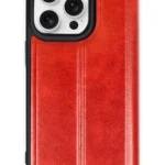 Uray store Apple iPhone 14 Pro Max Kılıf Flip Cover - Kırmızı