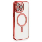 Uray store Apple iPhone 14 Pro Max Kılıf Kross Magneticsafe Kapak - Kırmızı