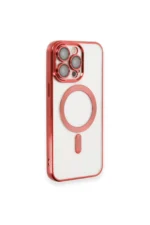 Uray store Apple iPhone 14 Pro Max Kılıf Kross Magneticsafe Kapak - Kırmızı