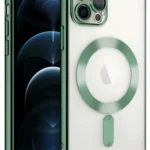 Uray store Apple iPhone 14 Pro Max Kılıf Kross Magneticsafe Kapak - Koyu Yeşil