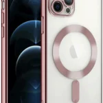 Uray store Apple iPhone 14 Pro Max Kılıf Kross Magneticsafe Kapak - Rose