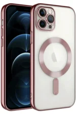 Uray store Apple iPhone 14 Pro Max Kılıf Kross Magneticsafe Kapak - Rose
