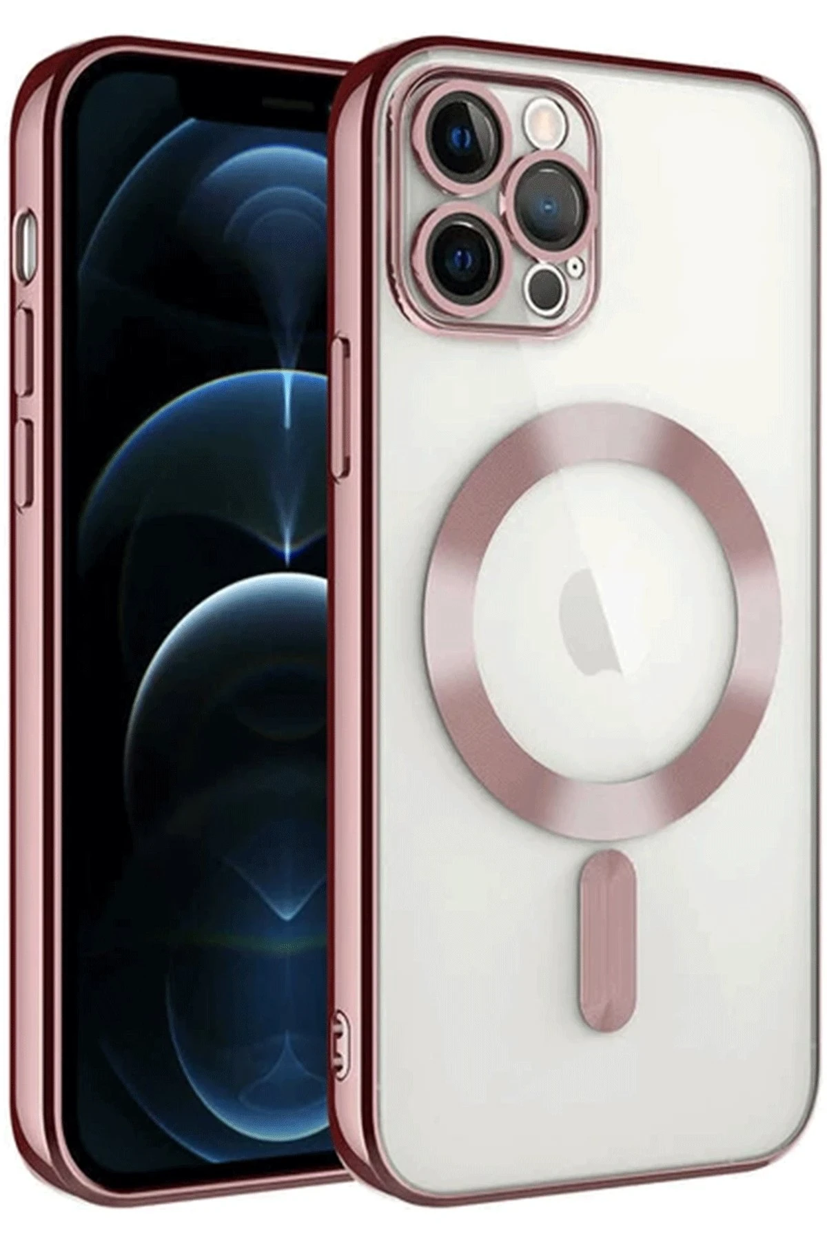 newface-iphone-14-pro-max-kilif-kross-magneticsafe-kapak-rose-default Uray store Apple iPhone 14 Pro Max Kılıf Kross Magneticsafe Kapak - Rose - Görsel 1