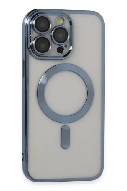 Uray store Apple iPhone 14 Pro Max Kılıf Kross Magneticsafe Kapak - Sierra Blue