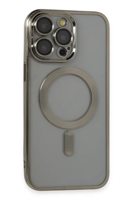 Uray store Apple iPhone 14 Pro Max Kılıf Kross Magneticsafe Kapak - Titan Gri