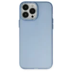 Uray store Apple iPhone 14 Pro Max Kılıf Modos Metal Kapak - Mavi